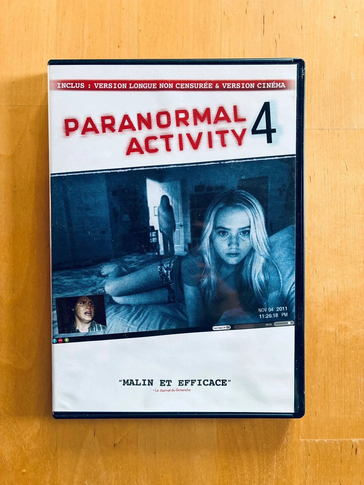 DVD Paranormal Activity 4.